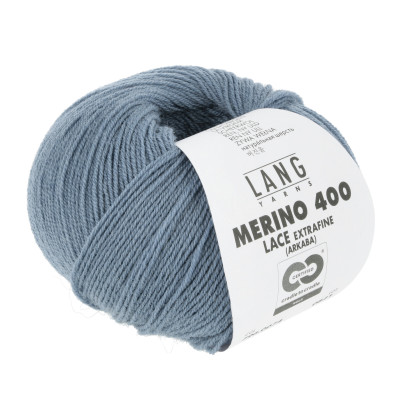 Merino 400 Lace 74 - modrá příze LANG YARNS