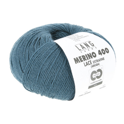 Merino 400 Lace 88 - modrá příze LANG YARNS