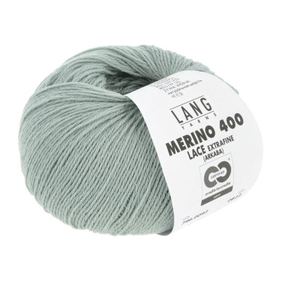 Merino 400 Lace 92 - zelená příze LANG YARNS