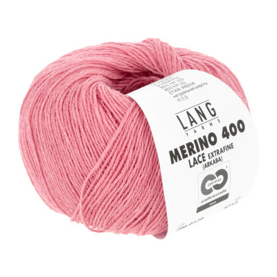 Merino 400 Lace 129 - šedá příze LANG YARNS