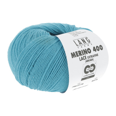 Merino 400 Lace 178 - modrá příze LANG YARNS