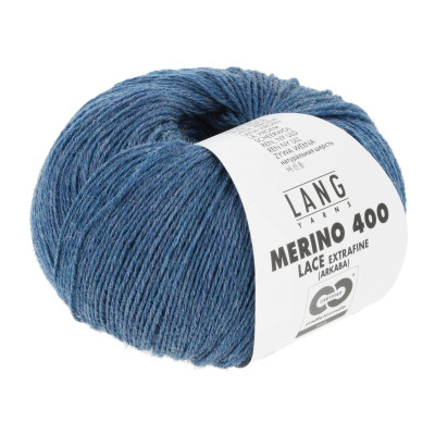 Merino 400 Lace 333 - šedá příze LANG YARNS