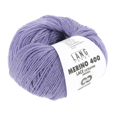 Merino 400 Lace 346 - šedá příze LANG YARNS