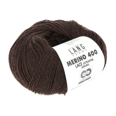 Merino 400 Lace 368 - šedá příze LANG YARNS