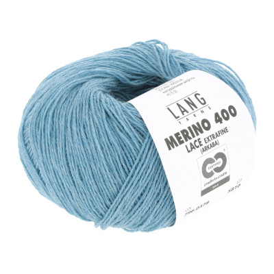 Merino 400 Lace 378 - šedá příze LANG YARNS