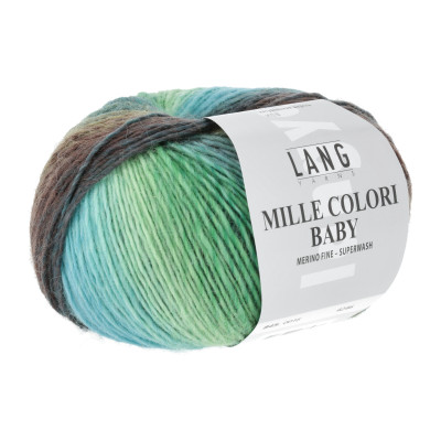 Mille Colori Baby 16 - zelená příze LANG YARNS