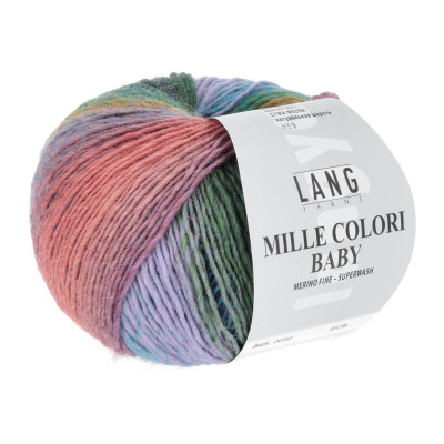 Mille Colori Baby 50 - modrá příze LANG YARNS
