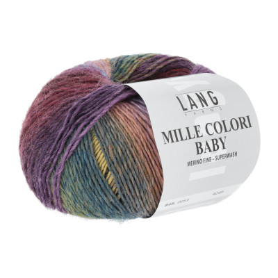 Mille Colori Baby 53 - zelená příze LANG YARNS