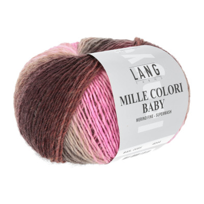 Mille Colori Baby 85 - růžová příze LANG YARNS