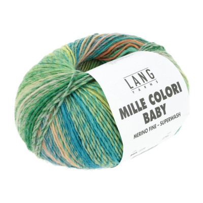 Mille Colori Baby 209 - modrá příze LANG YARNS