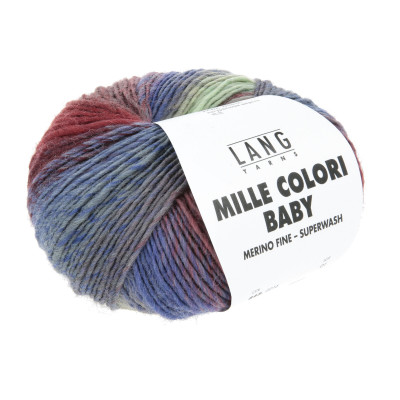 Mille Colori Baby 216 - modrá příze LANG YARNS