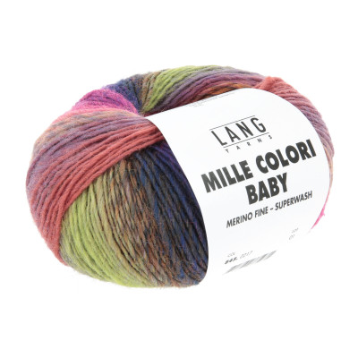 Mille Colori Baby 217 - růžová příze LANG YARNS