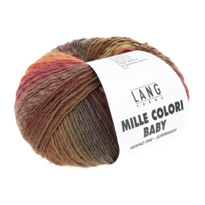 Mille Colori Baby 218 - zelená příze LANG YARNS