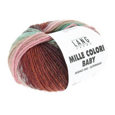 Mille Colori Baby 219 - modrá příze LANG YARNS