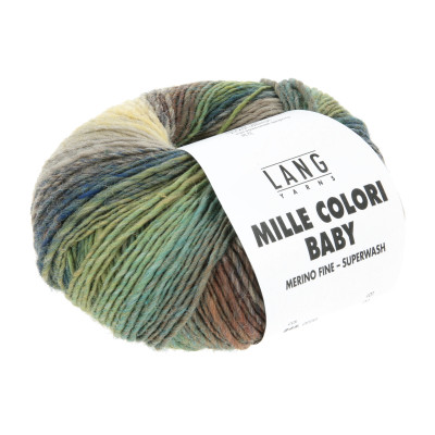 Mille Colori Baby 220 - modrá příze LANG YARNS