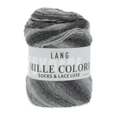 Mille Colori Socks & Lace Luxe 3 - černá příze LANG YARNS