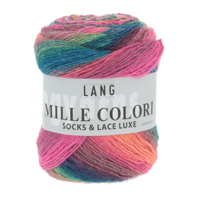 Mille Colori Socks & Lace Luxe 50 - modrá příze LANG YARNS