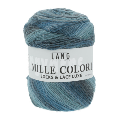 Mille Colori Socks & Lace Luxe 78 - šedá příze LANG YARNS