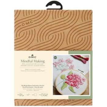 Sada na vyšívání Blažené květy 2 motivy DMC Mindful Making