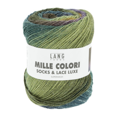 Mille Colori Socks & Lace Luxe 209 - modrá příze LANG YARNS
