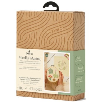 Sada na vyšívání Zahrada se sukulenty 2 motivy DMC Mindful Making