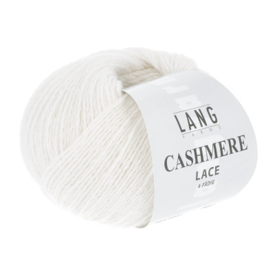 Cashmere Lace 2 - bílá příze LANG YARNS