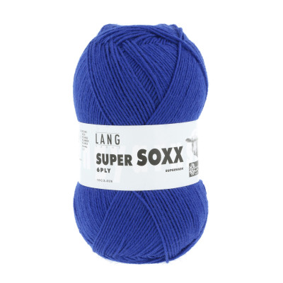 Super Soxx 6-nitka 6 - modrá příze LANG YARNS