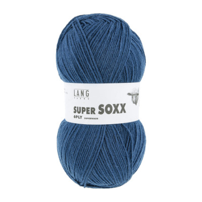 Super Soxx 6-nitka 10 - šedá příze LANG YARNS