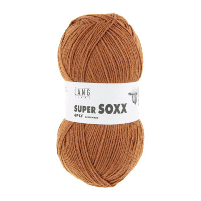 Super Soxx 6-nitka 11 - hnědá příze LANG YARNS