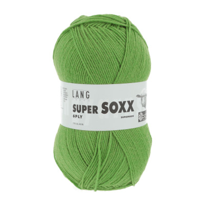 Super Soxx 6-nitka 16 - zelená příze LANG YARNS