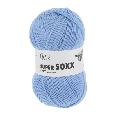 Super Soxx 6-nitka 21 - modrá příze LANG YARNS