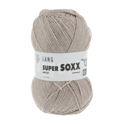 Super Soxx 6-nitka 22 - šedá příze LANG YARNS
