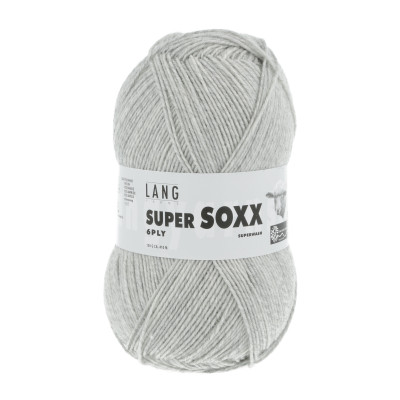 Super Soxx 6-nitka 23 - šedá příze LANG YARNS