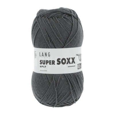 Super Soxx 6-nitka 24 - šedá příze LANG YARNS