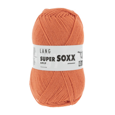 Super Soxx 6-nitka 59 - oranžová příze LANG YARNS