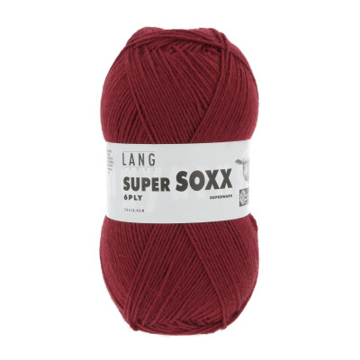 Super Soxx 6-nitka 61 - vínová příze LANG YARNS