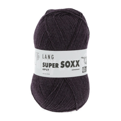 Super Soxx 6-nitka 80 - šedá příze LANG YARNS