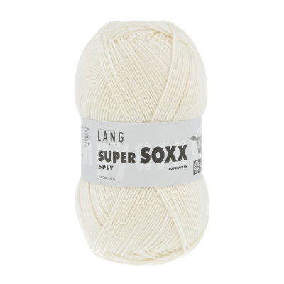 Super Soxx 6-nitka 94 - bílá příze LANG YARNS
