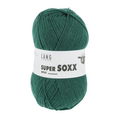 Super Soxx 6-nitka 118 - zelená příze LANG YARNS