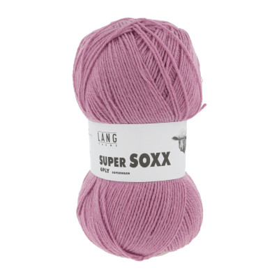 Super Soxx 6-nitka 119 - růžová příze LANG YARNS