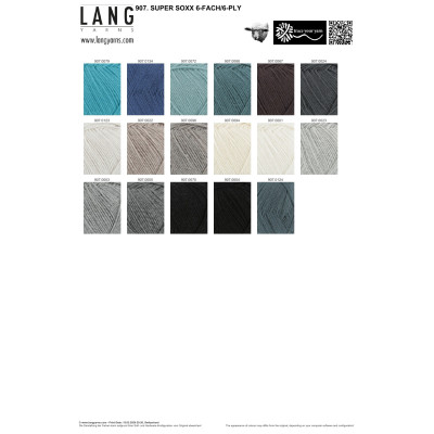 Super Soxx 6-nitka 167 - hnědá příze LANG YARNS