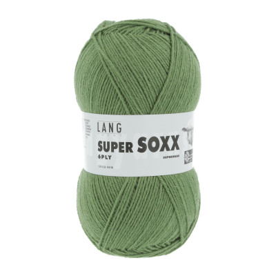 Super Soxx 6-nitka 198 - zelená příze LANG YARNS