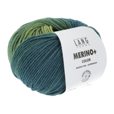 Merino+ Color 44 - modrá příze LANG YARNS