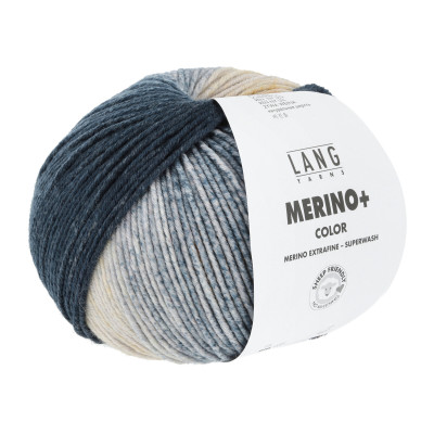 Merino+ Color 201 - modrá příze LANG YARNS