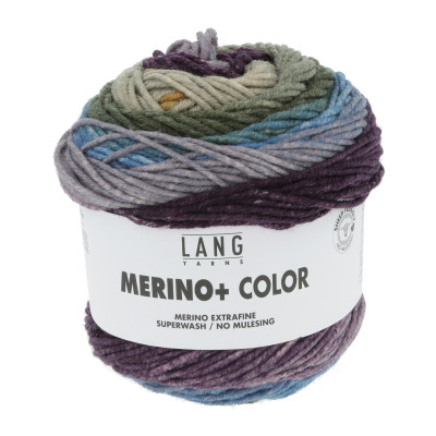 Merino+ Color 206 - zelená příze LANG YARNS