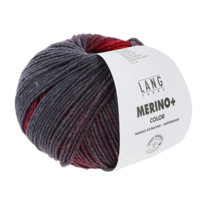 Merino+ Color 207 - černá příze LANG YARNS