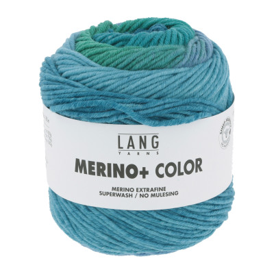 Merino+ Color 210 - modrá příze LANG YARNS