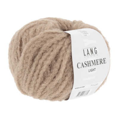 Cashmere Light 139 - hnědá příze LANG YARNS