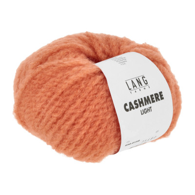 Cashmere Light 159 - oranžová příze LANG YARNS