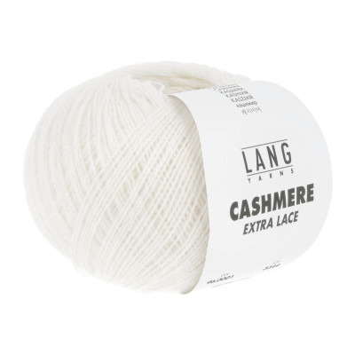 Cashmere Extra Lace 1 - bílá příze LANG YARNS